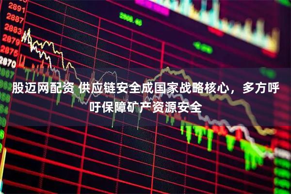 股迈网配资 供应链安全成国家战略核心，多方呼吁保障矿产资源安全